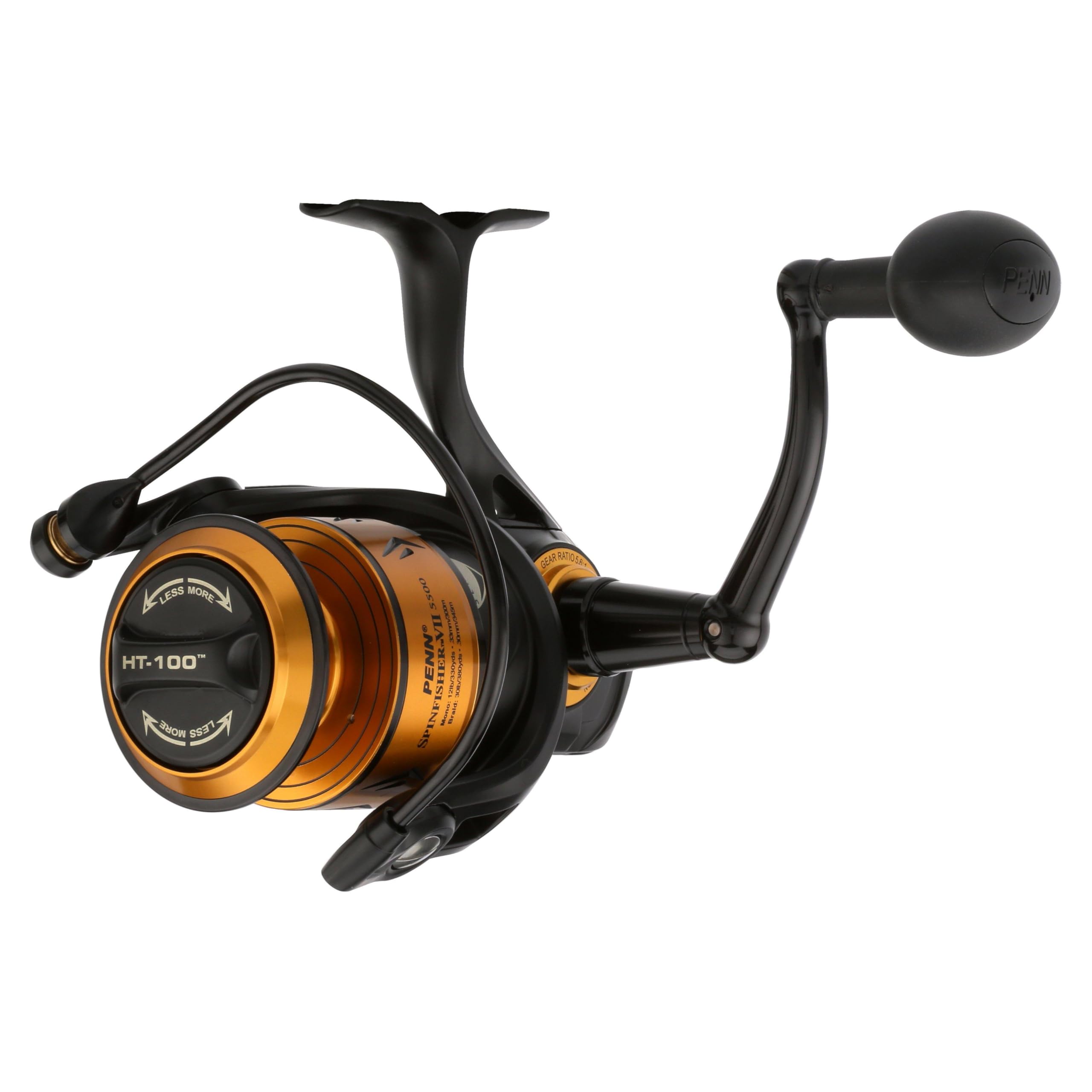PENN Spinfisher VII spool with IPX5 seal protects gear from saltwater intrusion.