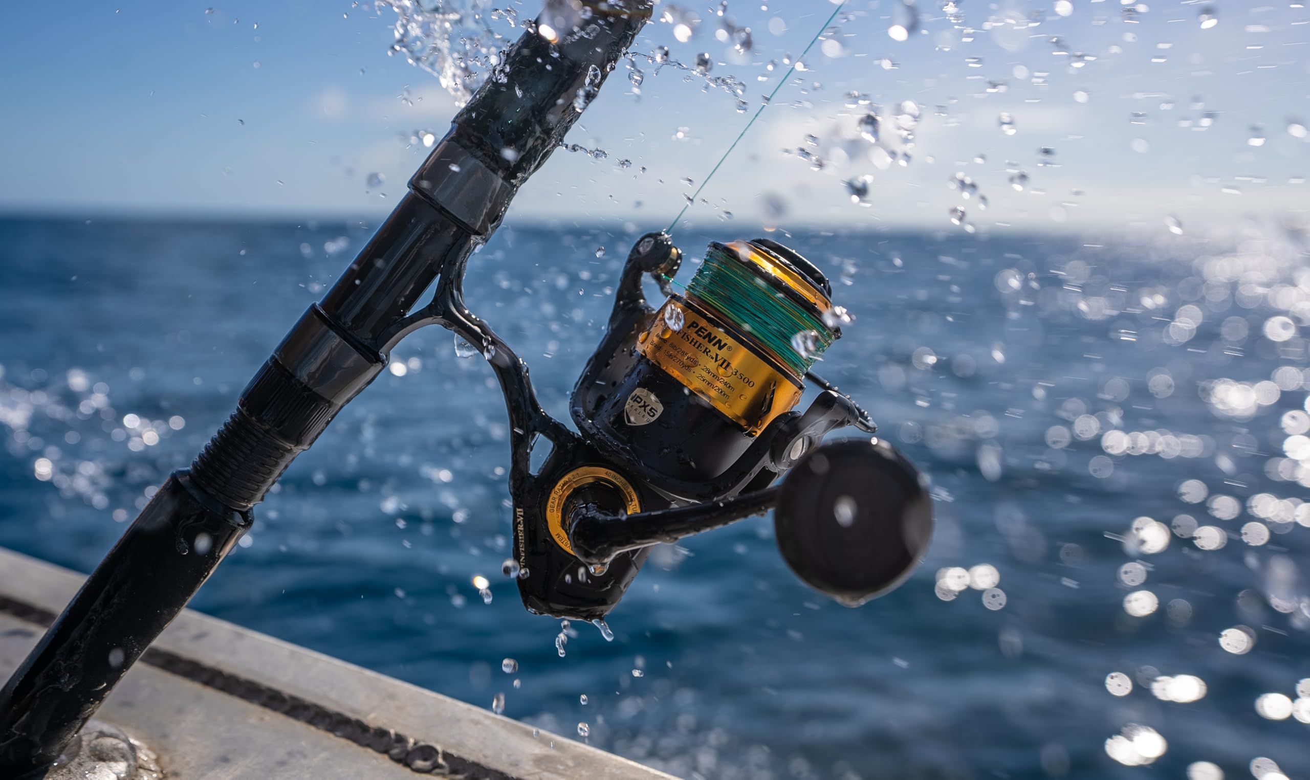 PENN Spinfisher VII SuperLine spool simplifies braided line setup.