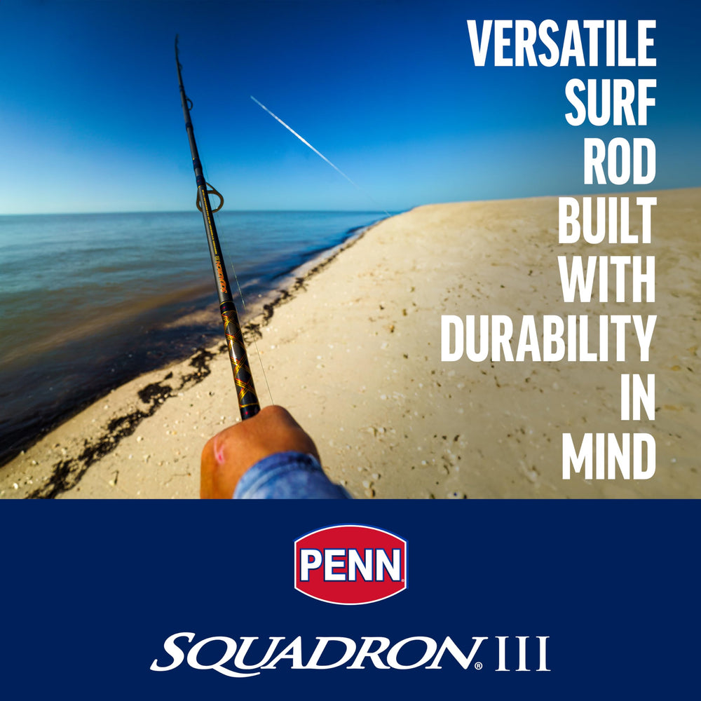 PENN Squadron III Dura-Guides protect lines in saltwater and reduce wear.