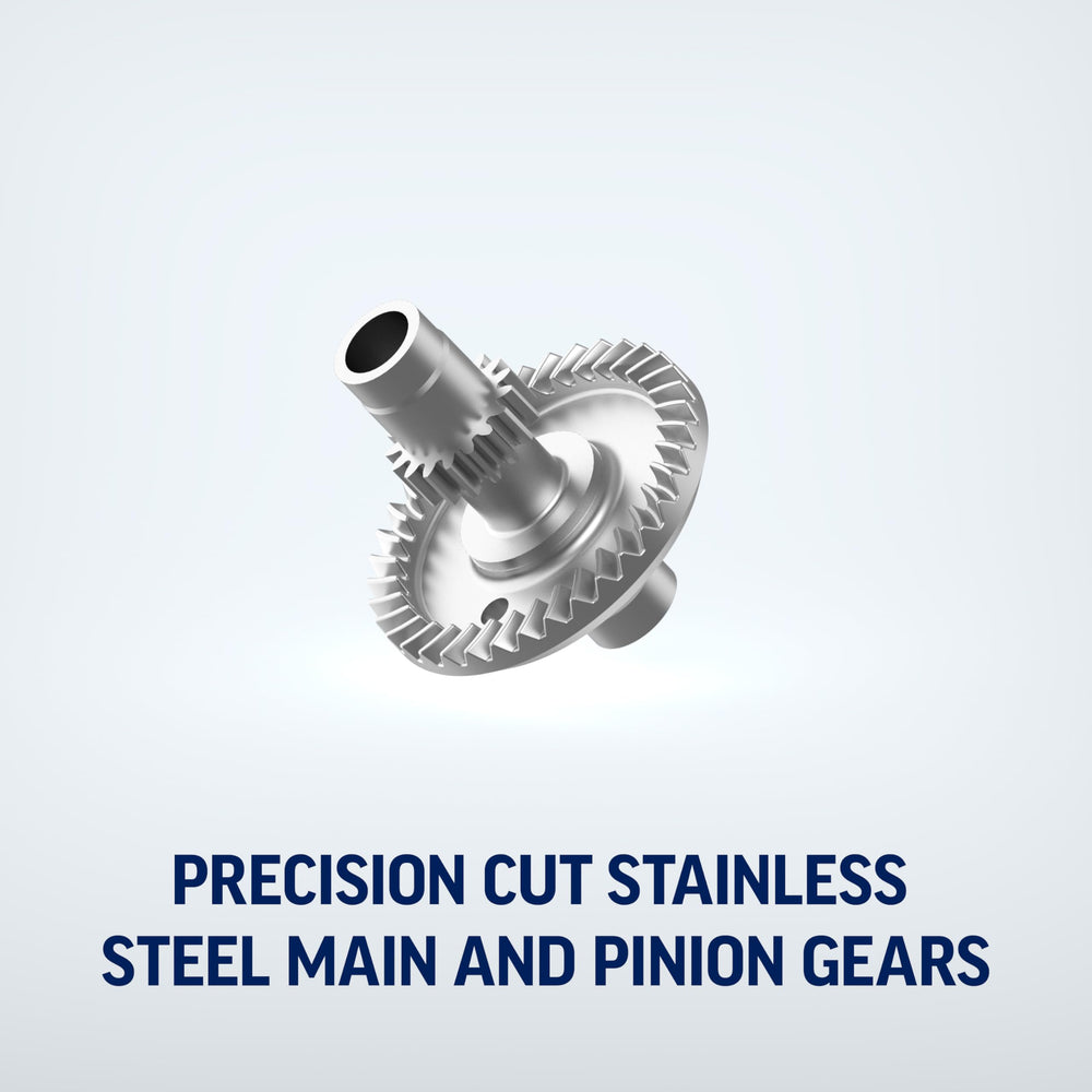 PENN Squall aluminum spool supports braid and mono line capacity.