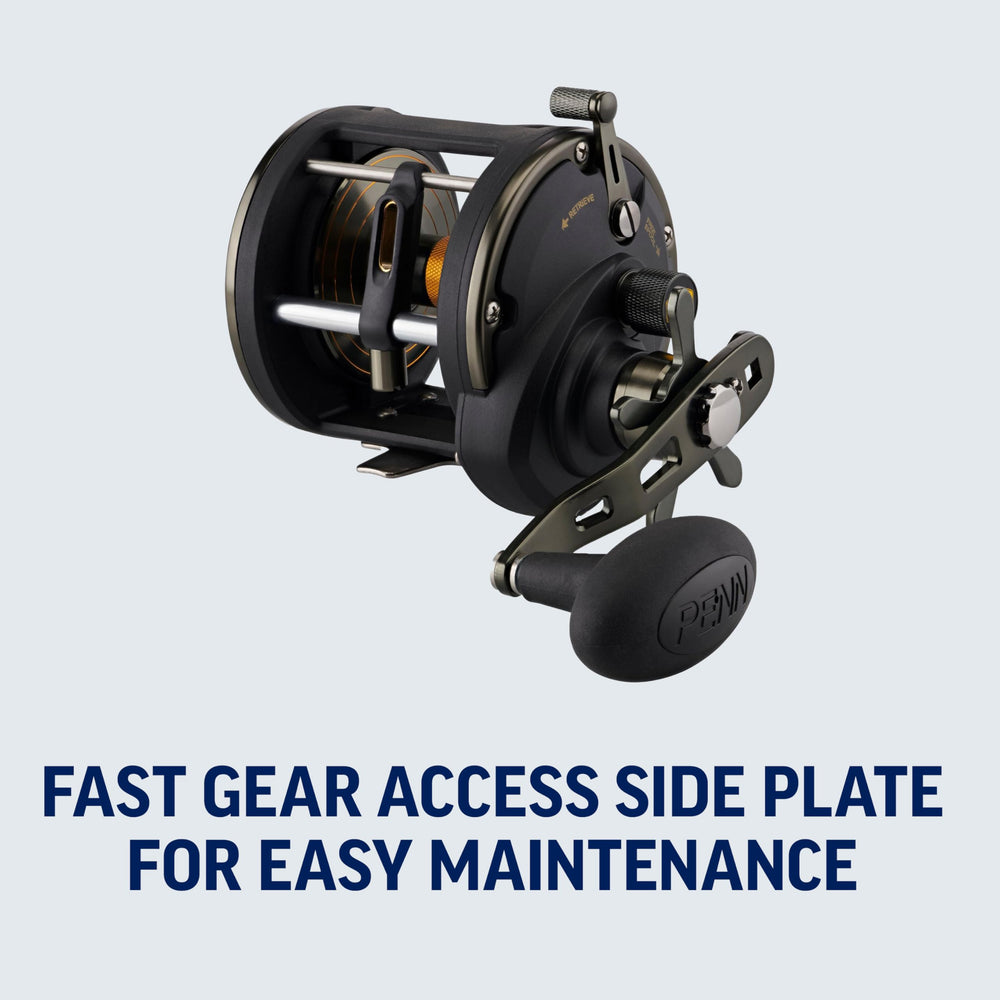 PENN Squall II Level Wind reel line counter model ready for depth tracking