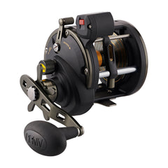 PENN Squall II reel front view with durable graphite frame for saltwater use