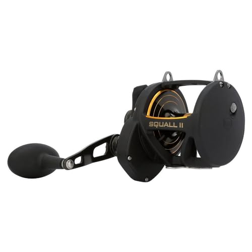 PENN Squall II spool with line capacity rings for precise line management.
