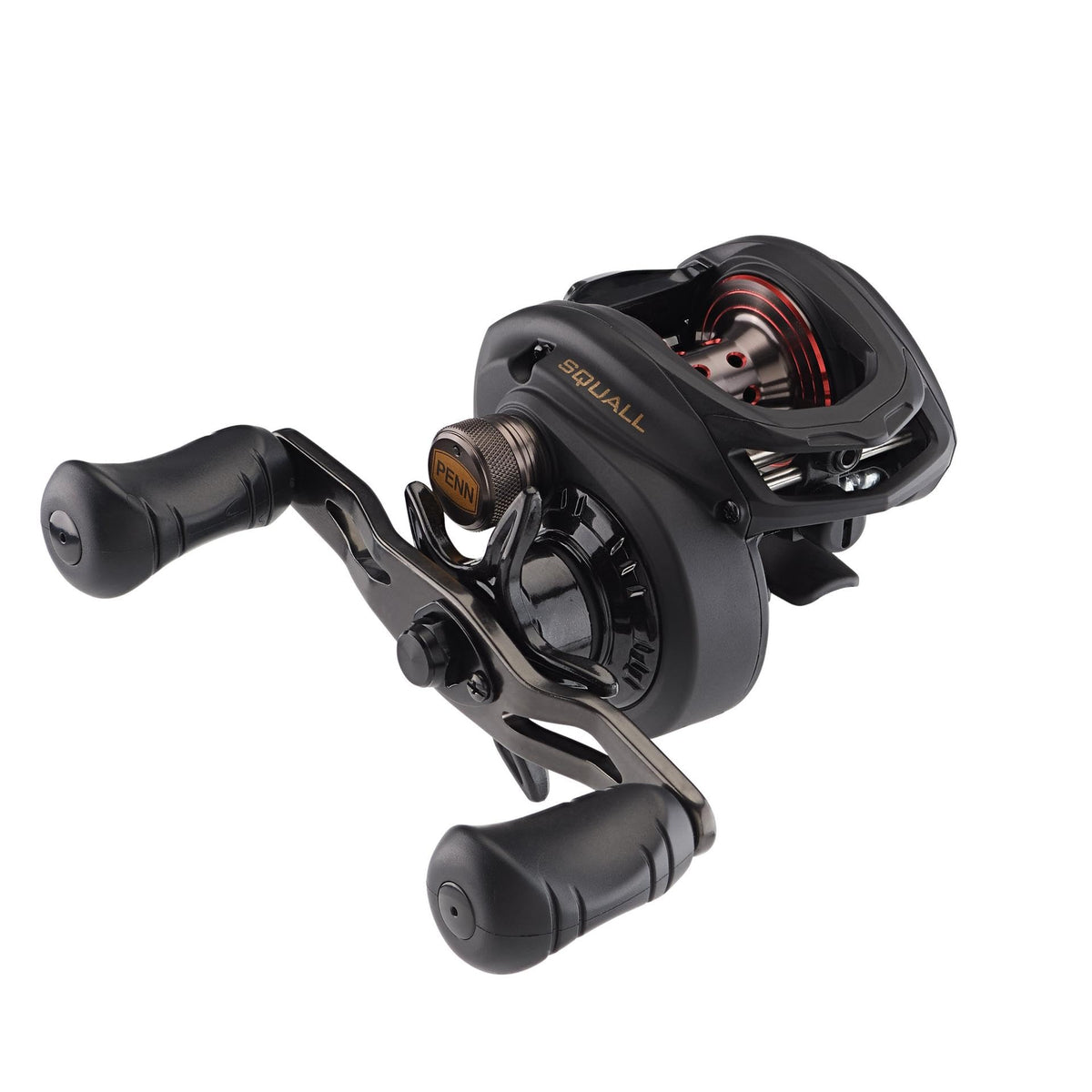 PENN Squall Low Profile Reel Black Smoke 8.1 oz for saltwater casting.