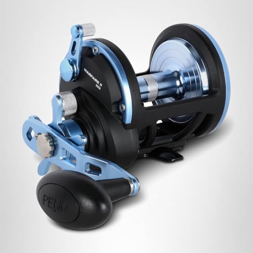 Penn Warfare II rotor and handle area illustrates smooth, reliable retrieves.