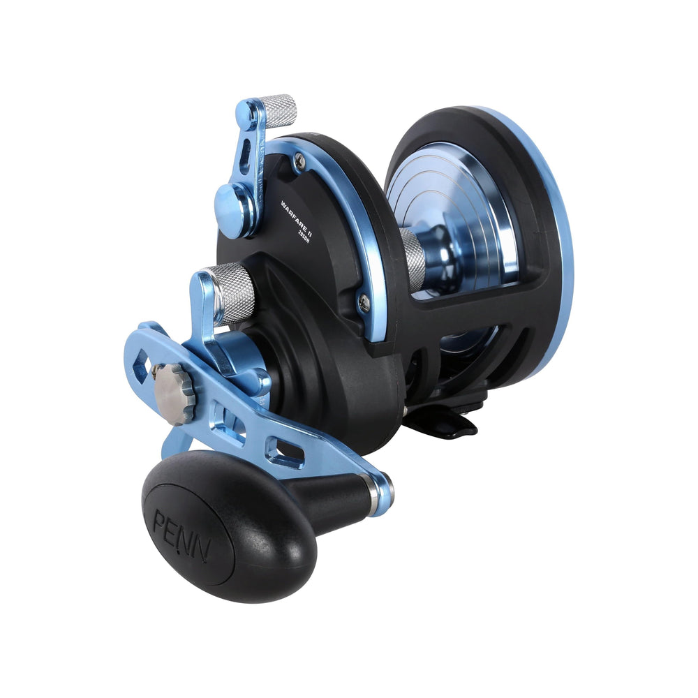 PENN Warfare II 20N graphite body showcases lightweight strength for offshore casting.