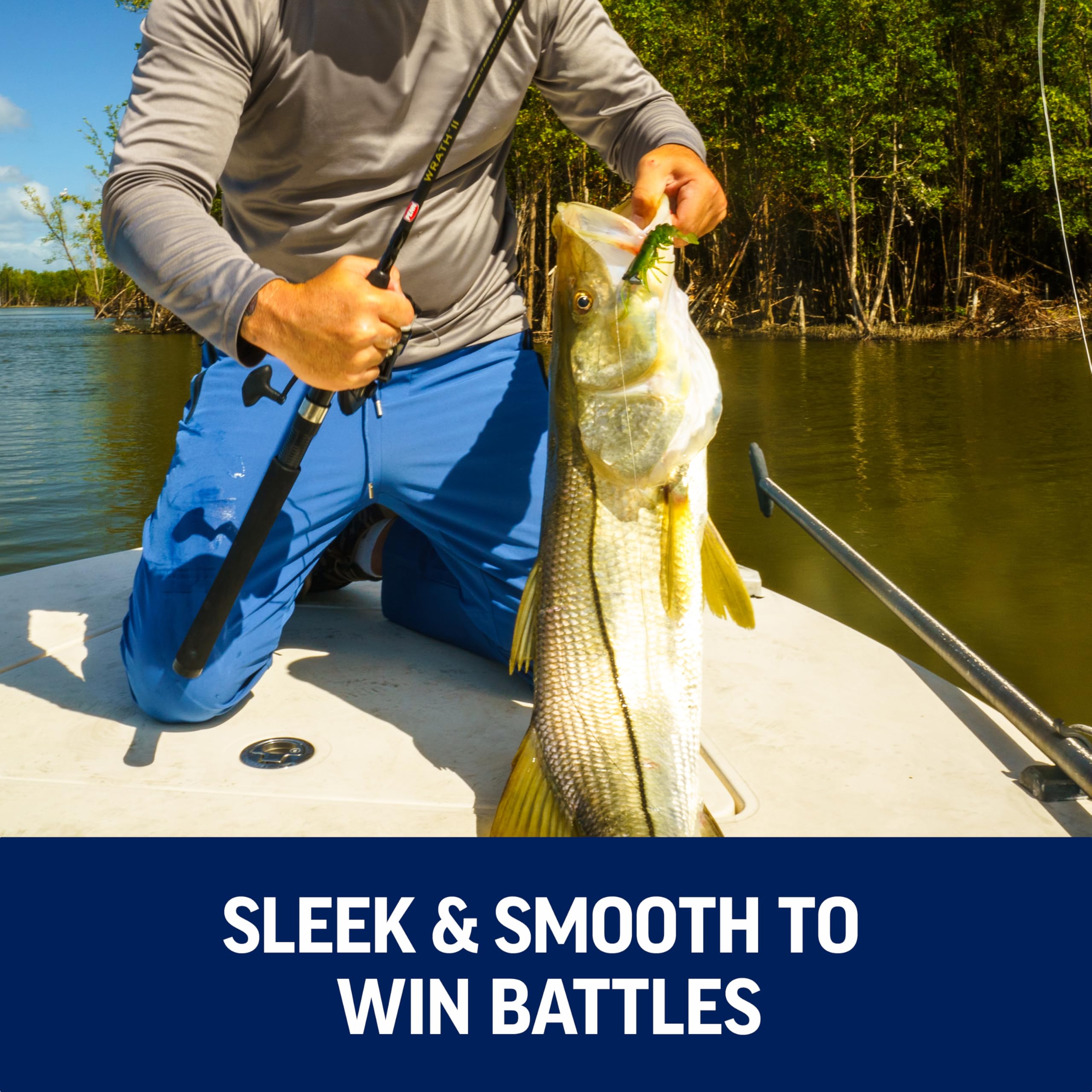 PENN Wrath II 3000 front drag system enables quick adjustments on the water.