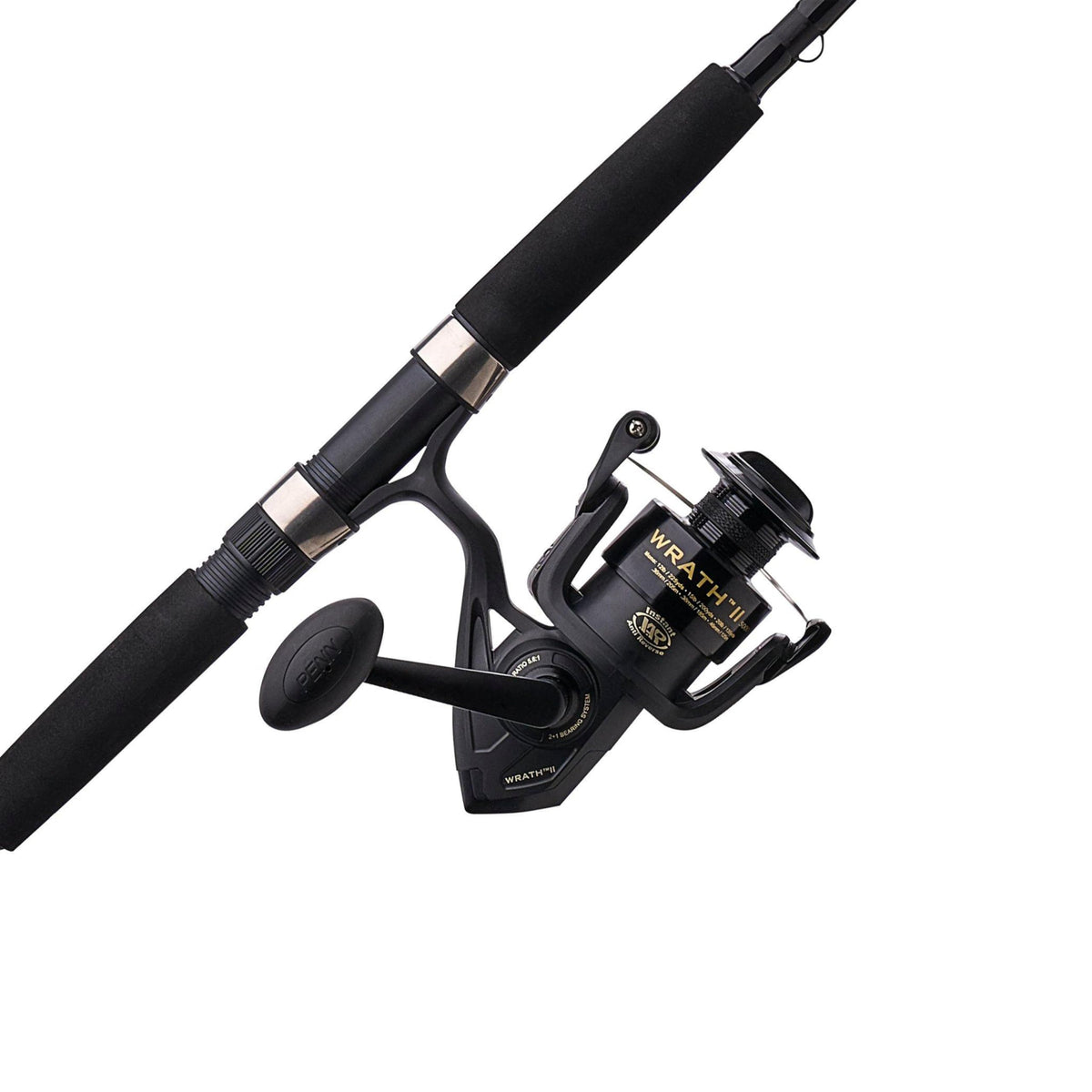 PENN Wrath II 8ft rod on display for versatile freshwater and saltwater use