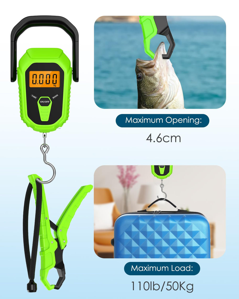 Floating waterproof design of PENTASPI scale