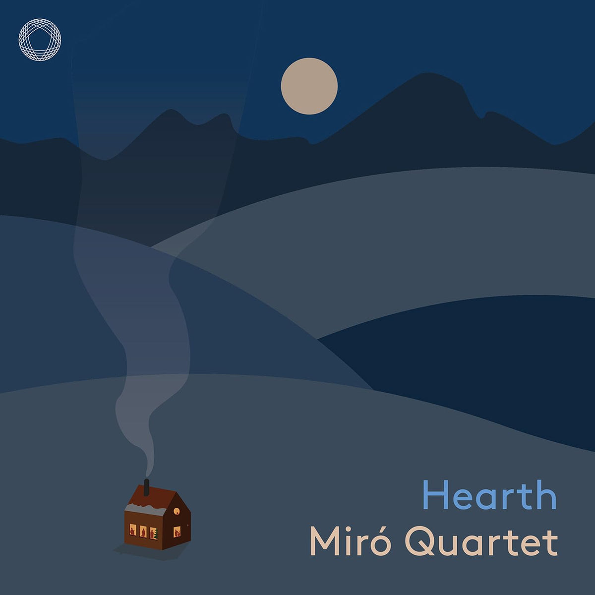 Pentatone Hearth cover art with the Miro Quartet inviting warm seasonal listening