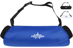 Penveer football hand warmer pouch with a waterproof outer keeps hands warm on cold fields.