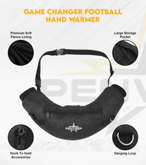 Penveer hand warmer with ribbed cuffs close-up for snug heat retention
