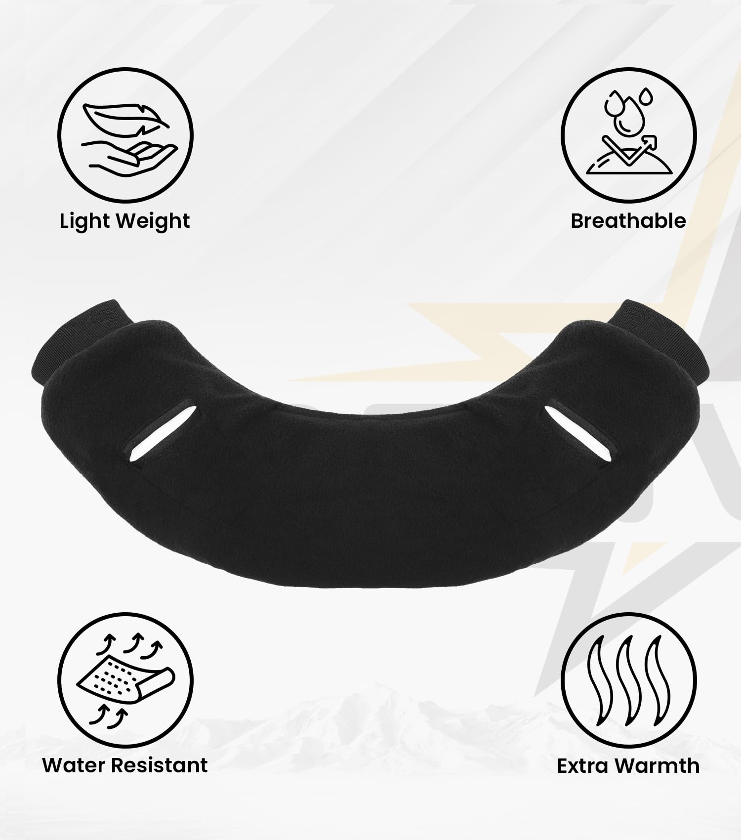 Penveer Hand Warmer Pouch waist strap in action for secure fit