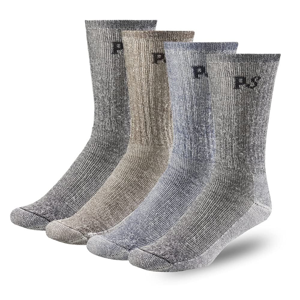 People Socks thick merino wool charcoal socks with reinforced toe for long-lasting comfort.
