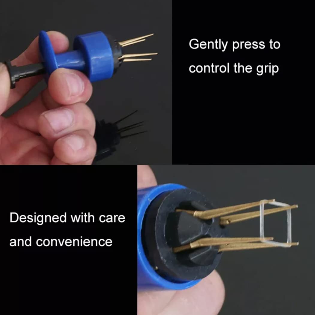 Peosaard Pellet Bander clip uses ABS and copper for durability.