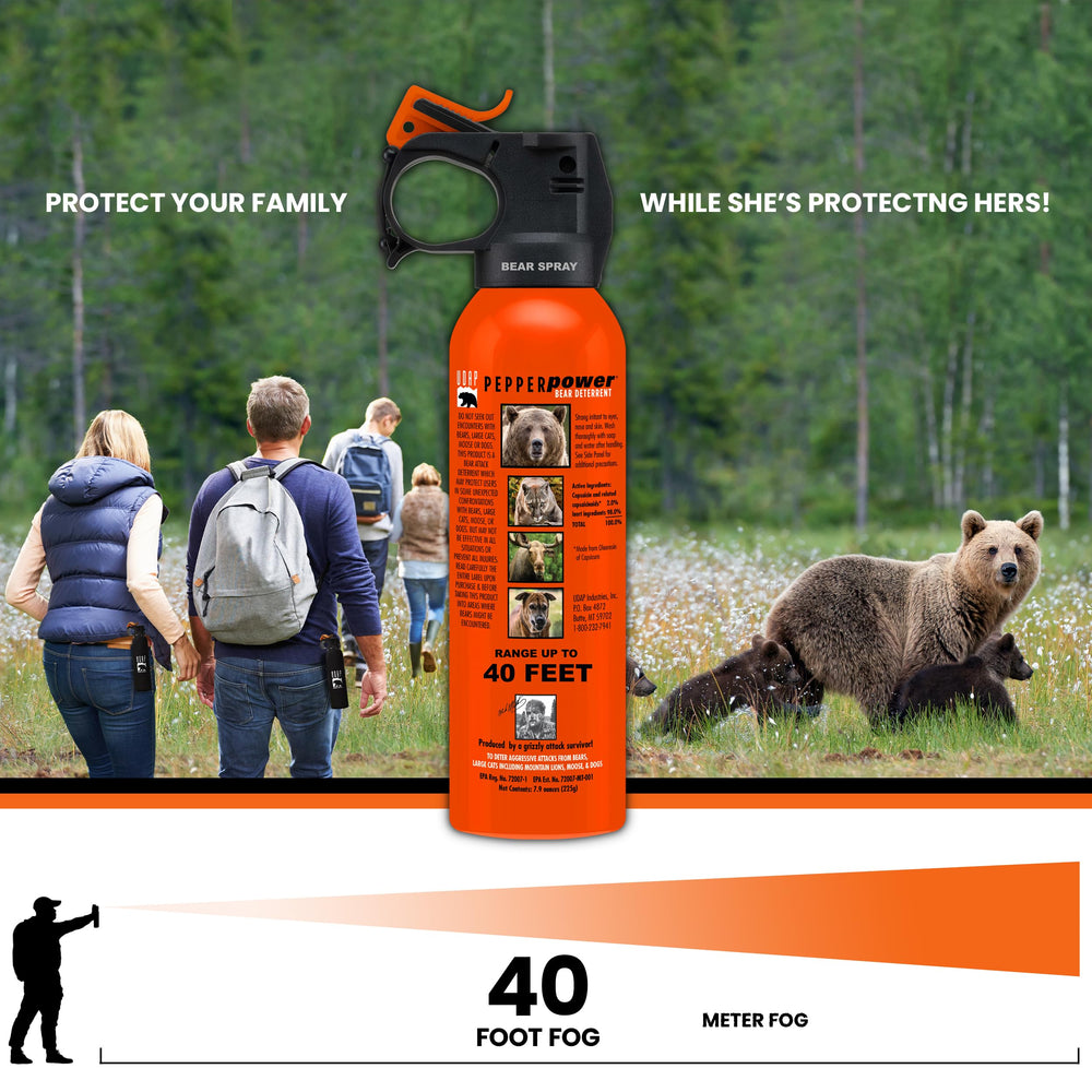 Pepper Power cloth holster keeps spray ready at your side.