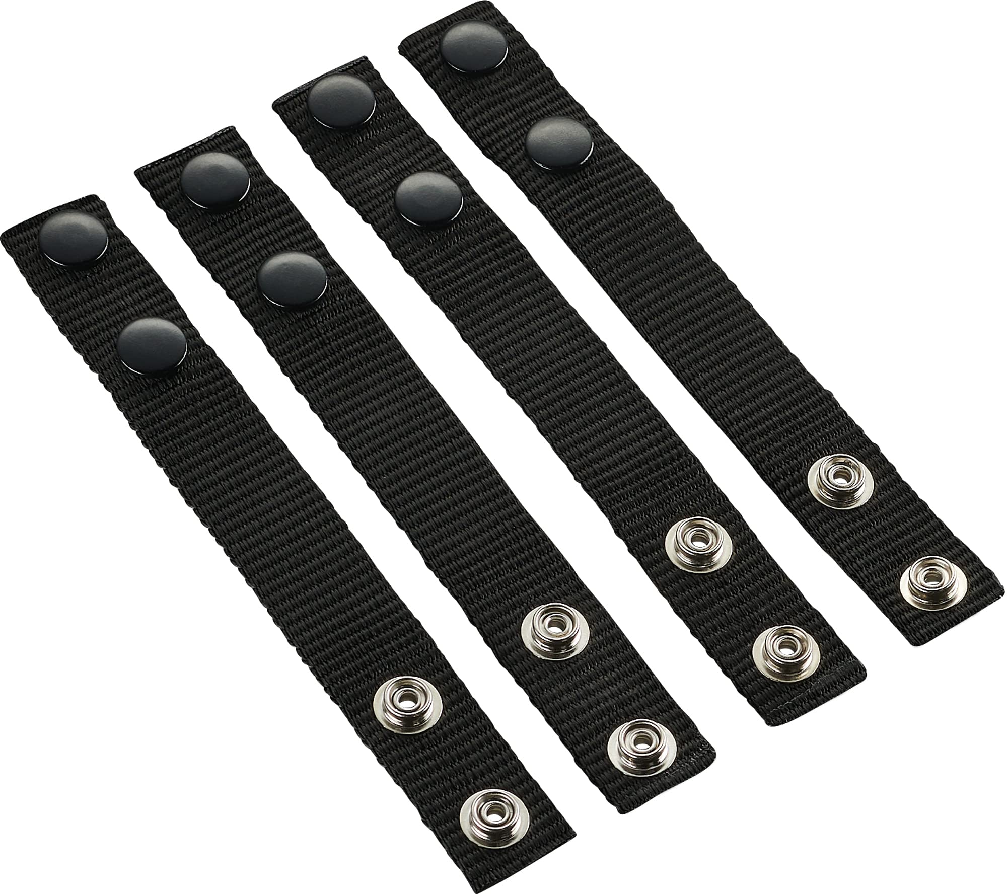 Perfect Fit Shield Wallets nylon belt keeper with two snaps securing the duty belt