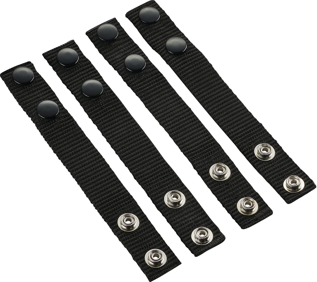 Perfect Fit Shield Wallets nylon belt keeper with two snaps securing the duty belt
