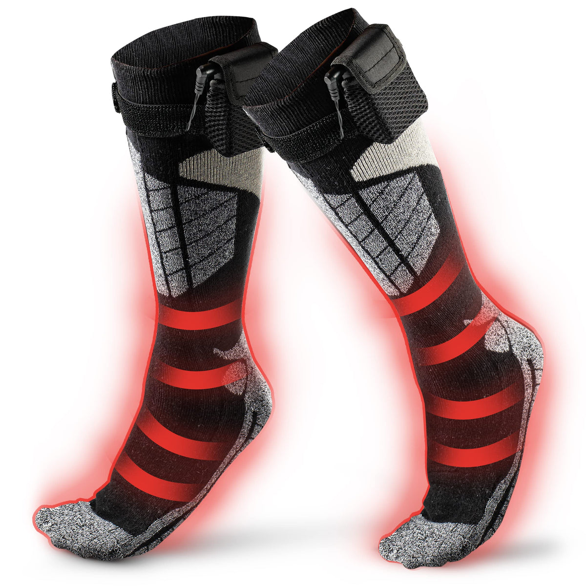 Perfect Life Ideas heated socks with toe heating element for all-day warmth outdoors.