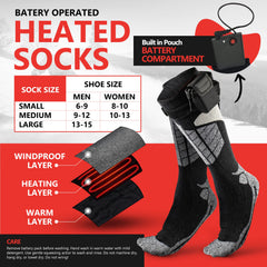 Perfect Life Ideas unisex heated socks for versatile warmth for men and women.