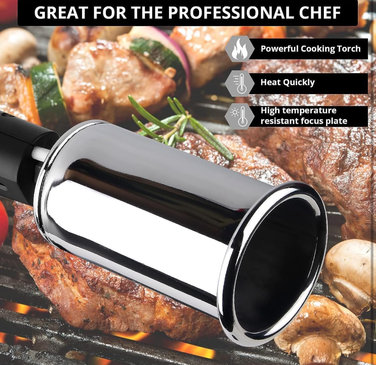 Perfect Sear Official image demonstrates rapid charcoal ignition for backyard grilling