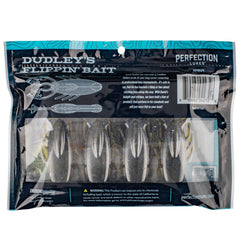Perfection Lures Dudley's flippin bait in action beneath vegetation, demonstrating heavy-cover performance.