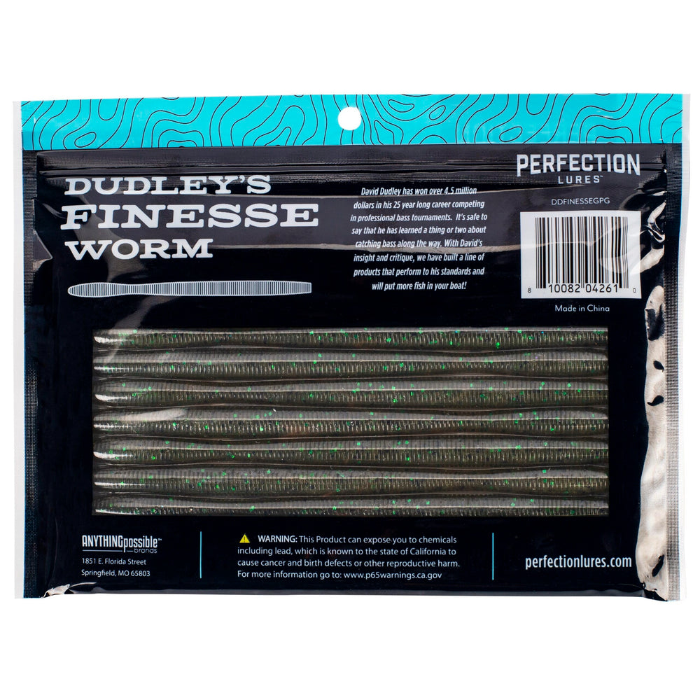 Natural green pumpkin color mimics varied forage across clear and stained water.