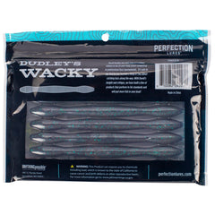 Dudley's Wacky Worm Junebug supports wacky and neko rig setups.