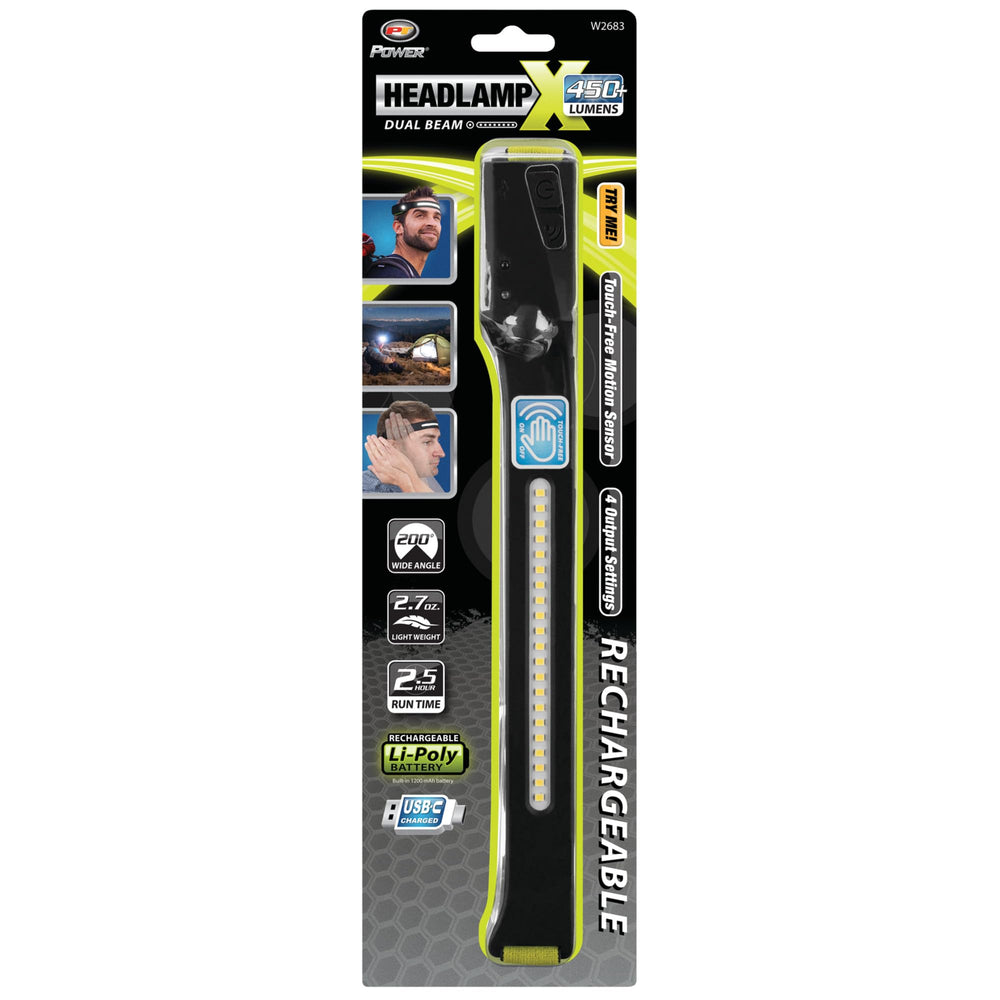 Performance Tool W2683 headlamp package shot showing ready-to-use design
