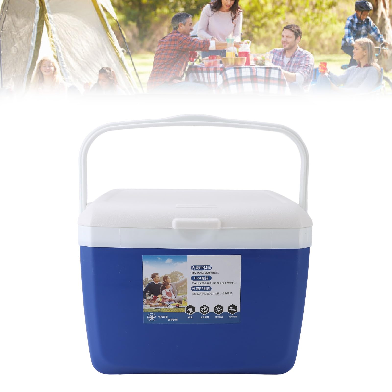 PerGar cooler is ideal for camping picnics, RV trips, and day excursions.