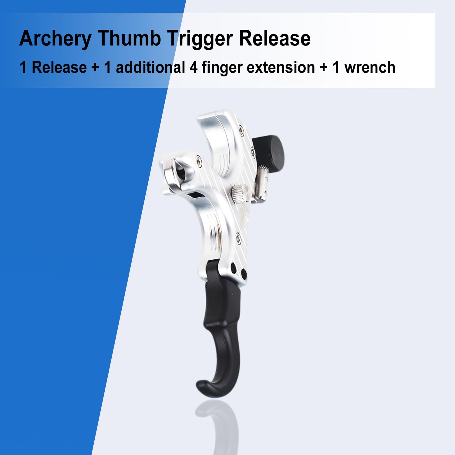 Perogen archery release with detachable wrist strap for grip-mode switching during practice.