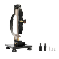 Perogen Arrow Fletching Jig with magnet clamp for precise alignment.