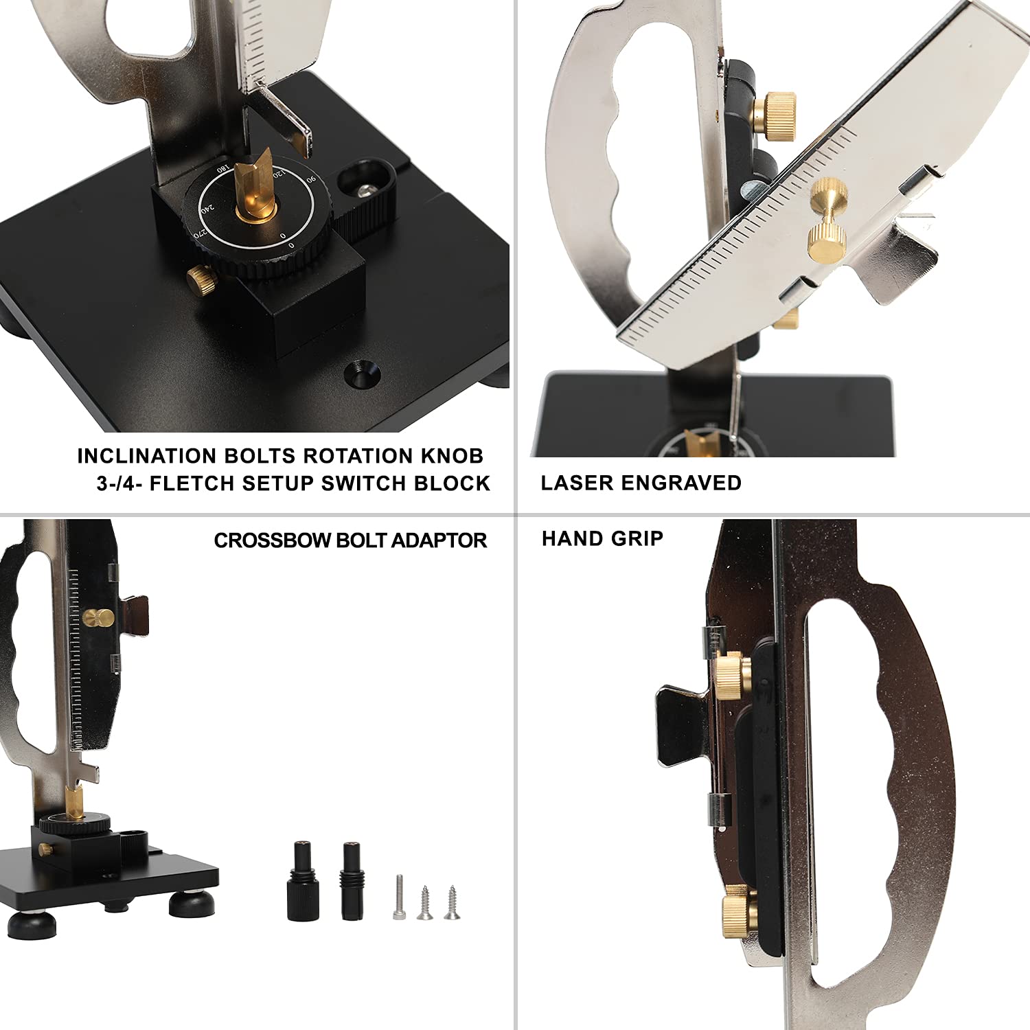 Perogen laser-engraved base and compact, durable design.