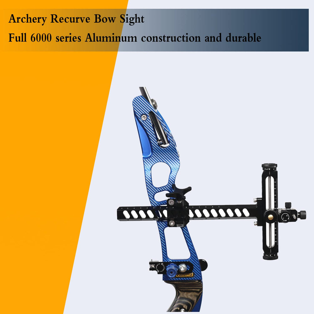 Perogen Recurve Bow Sight windage and elevation adjustment for precise shot alignment.