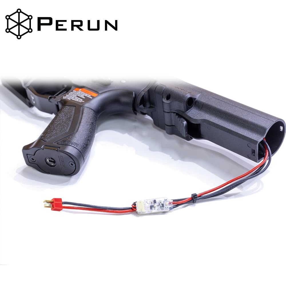 Perun ETU++ active brake helps prevent overspin and spring compression.