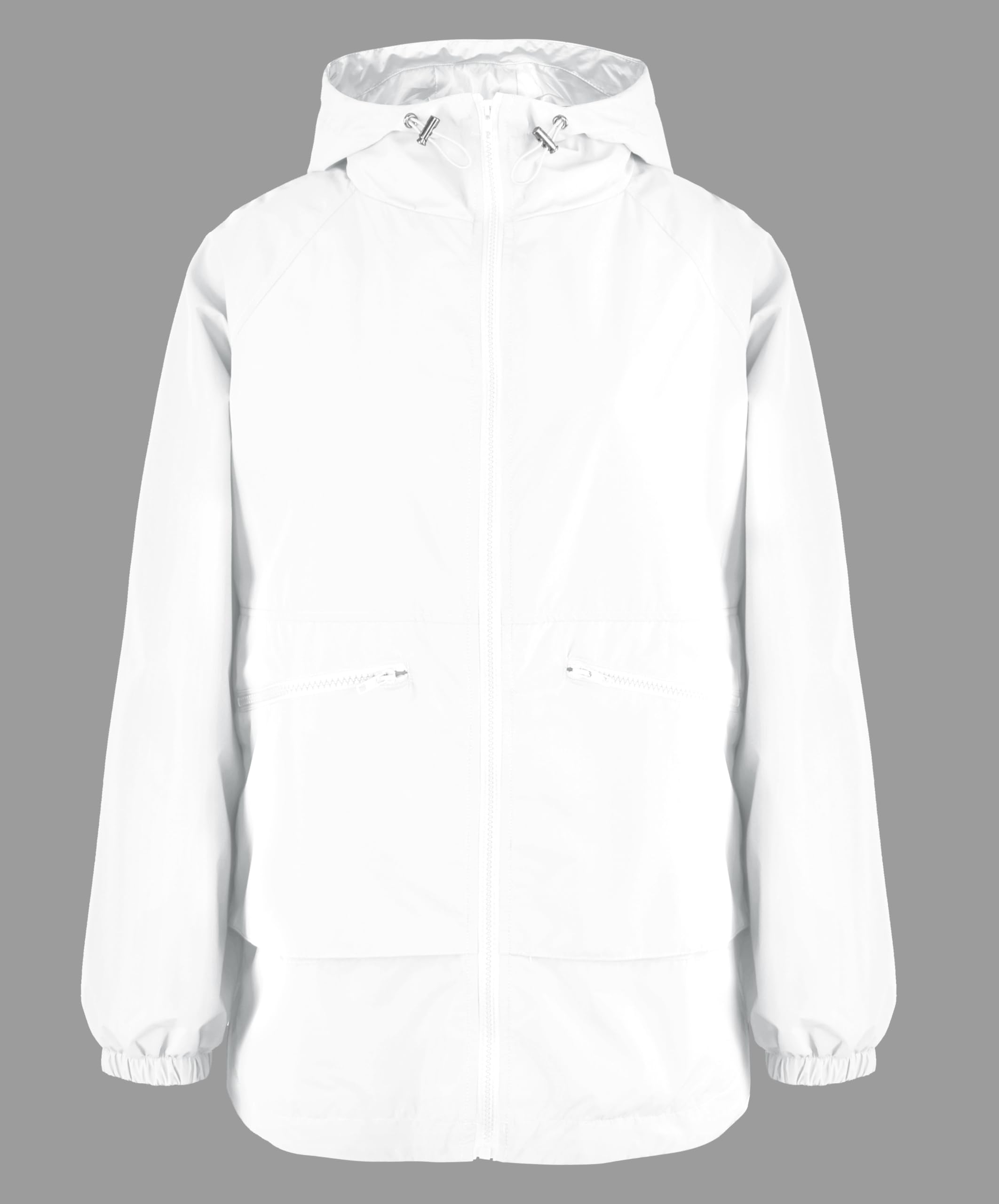 PESION windbreaker zipper detail blocks wind along seam.