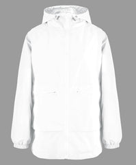 PESION windbreaker zipper detail blocks wind along seam.