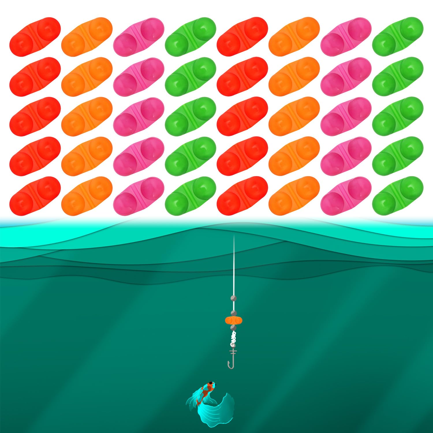 PESSILIN Catfish Rattle Bells kit – front view