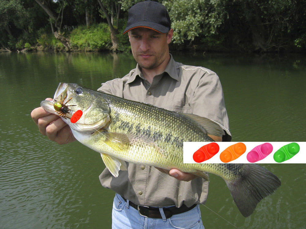 40 catfish rattle bells in 4 colors (10 each)