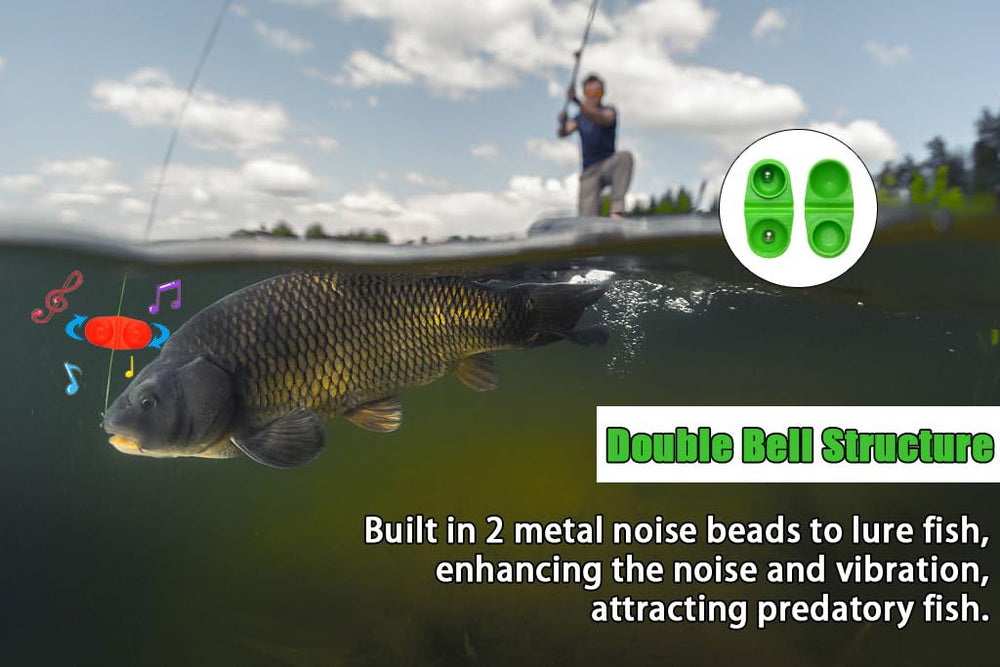 Glow-in-the-dark feature for night fishing