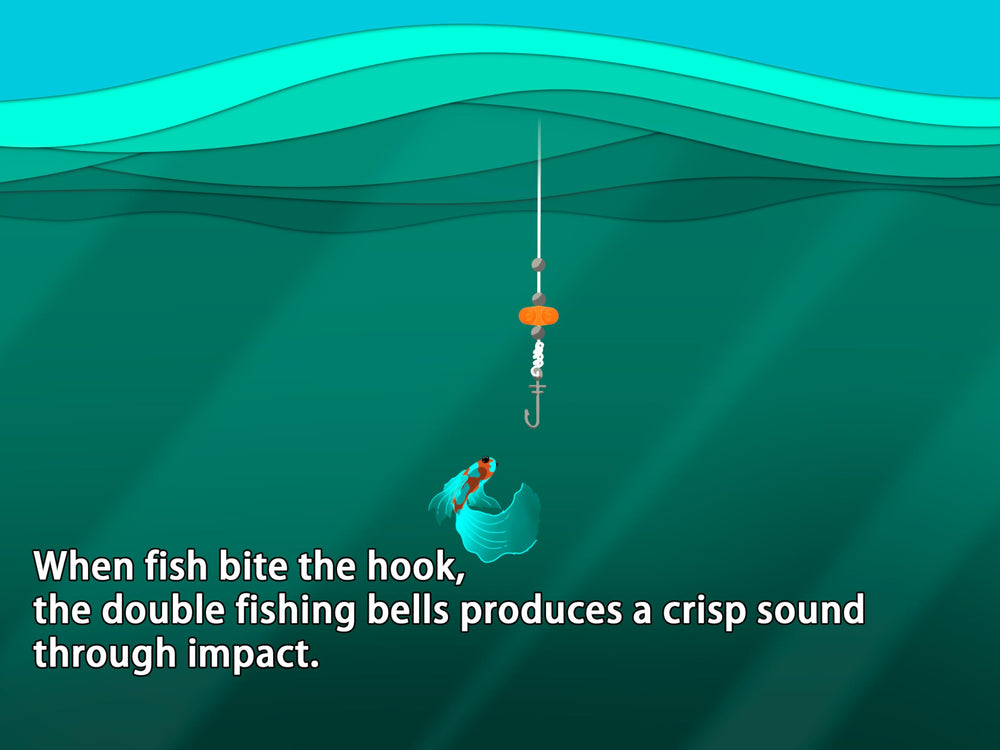 Catfish rattles bells in use for attracting predators