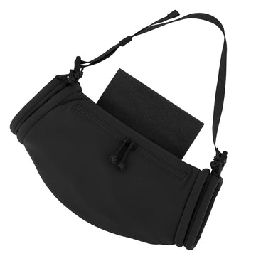 PETAC GEAR Tactical Hand Warmer Muff worn under vest for quick warmth during hunts