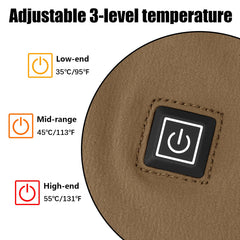 PETAC GEAR-temperature-settings-35-55c dial allows customizable comfort on demand.