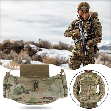 PETAC GEAR wear-around design around waist, neck, or shoulder for flexible warmth