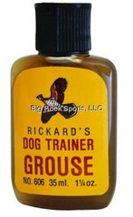Pete Rickard grouse dog training scent 1-1-4-ounce bottle for conditioning hunting dogs