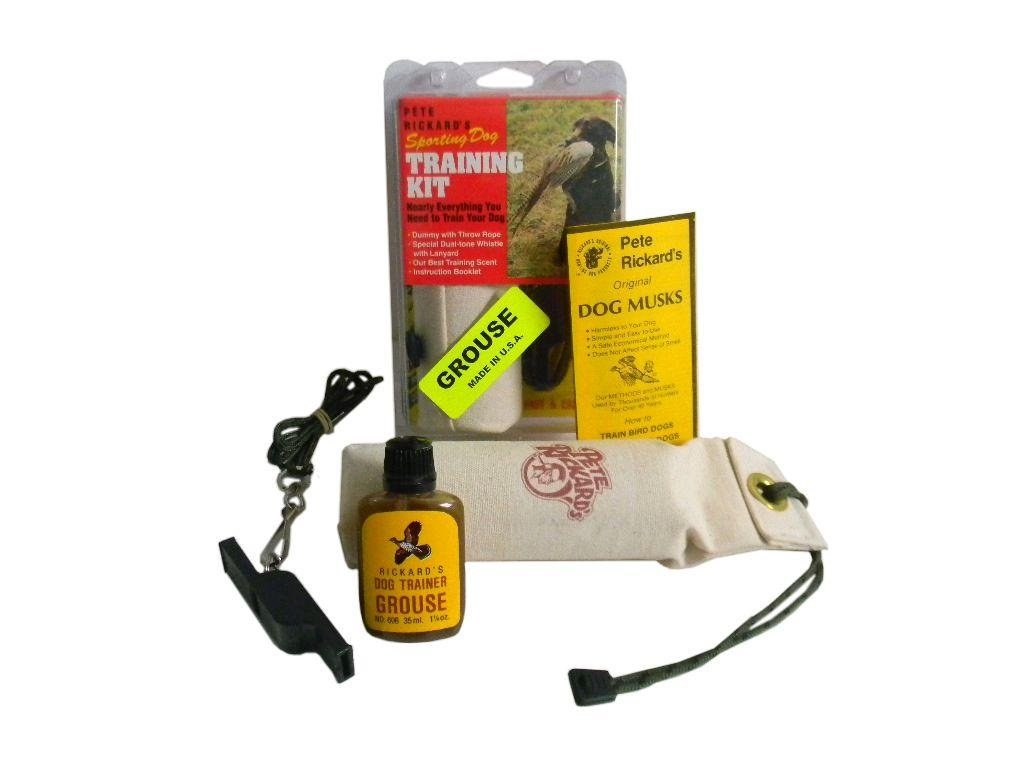Pete Rickard Grouse Puppy Training Kit dummy aids scent-based retrieval training for hunting puppies