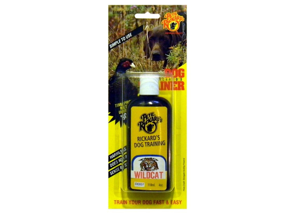 Pete Rickard Wildcat Scent bottle for dog training and scent conditioning