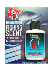 2 oz bottle of Pete Rickard's Saltwater Easy EEL Scent Attractant