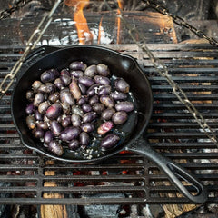 Petromax cast iron fire skillet with even heat distribution for consistent cooking