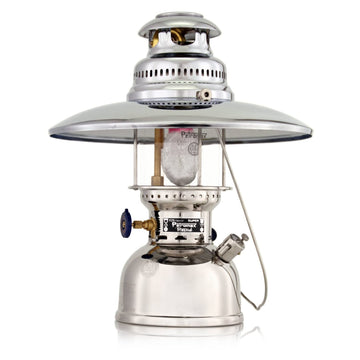 Chrome-plated steel body of the reflector adds durable, stylish upgrade.
